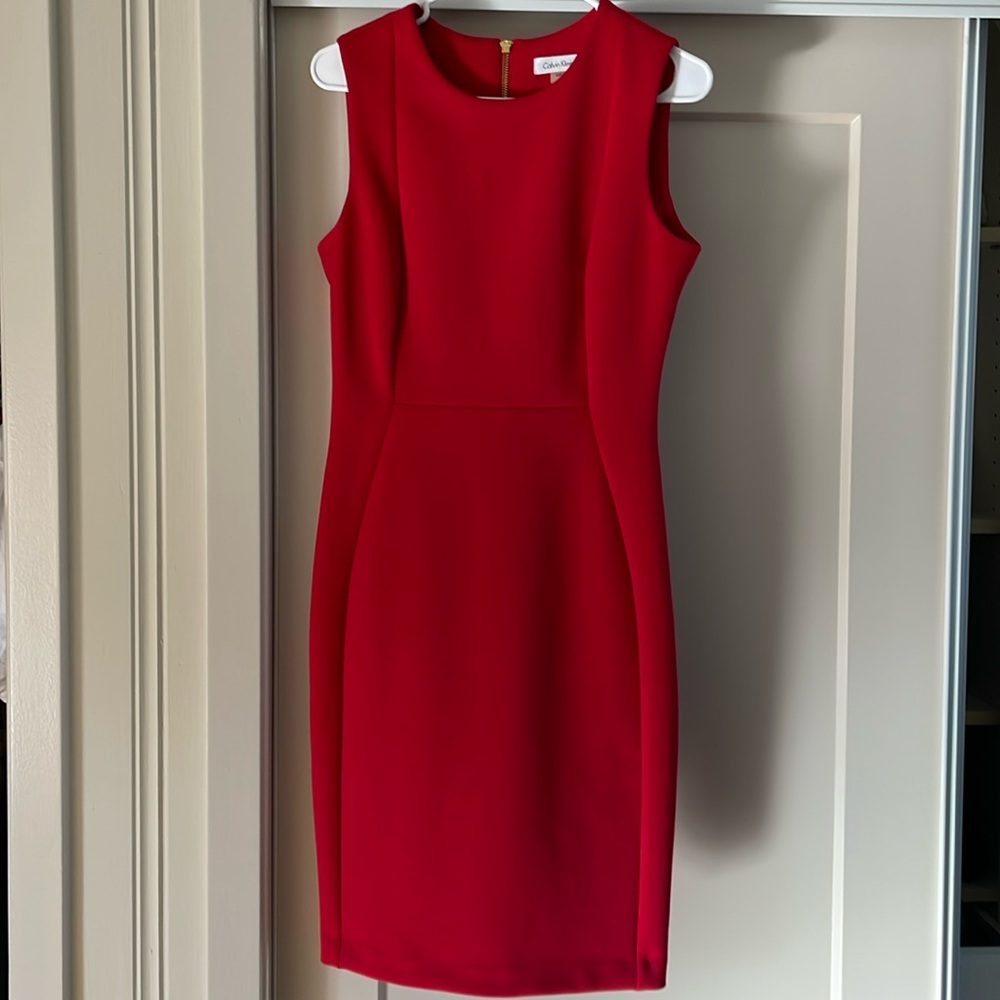 Calvin Klein Red Dress